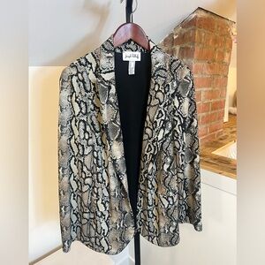 Joseph Ribkoff Snake Print Blazer